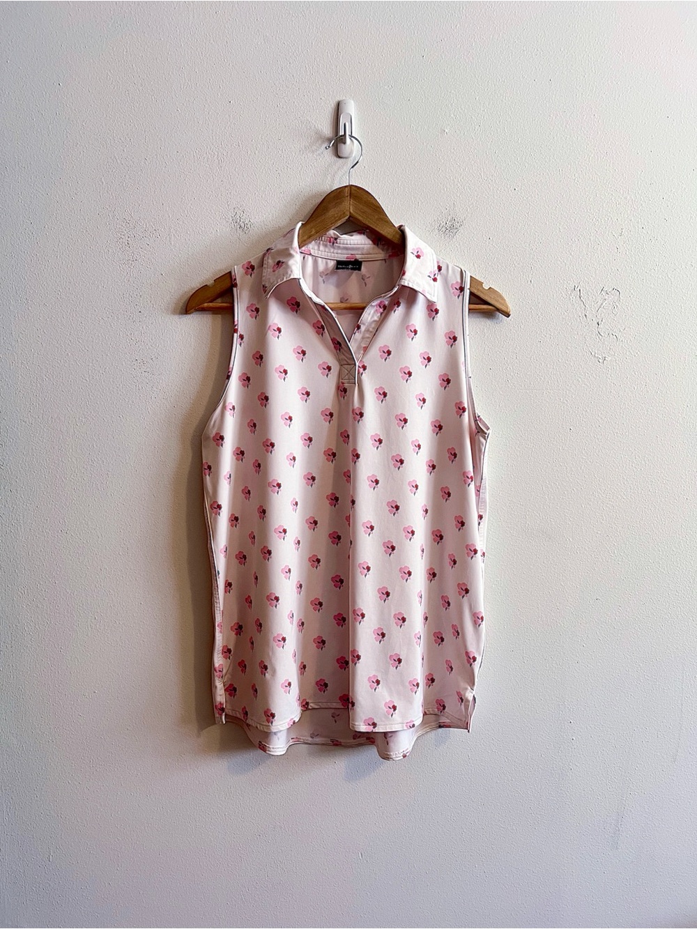 Belyn Key Floral Collared Golf Tank Top